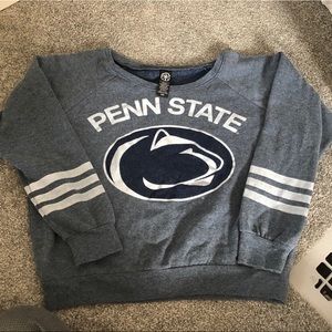 Penn State wide neck logo sweatshirt